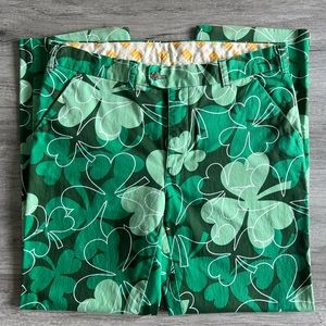 Men's Loudmouth Shamrock Golf Pants  36x32